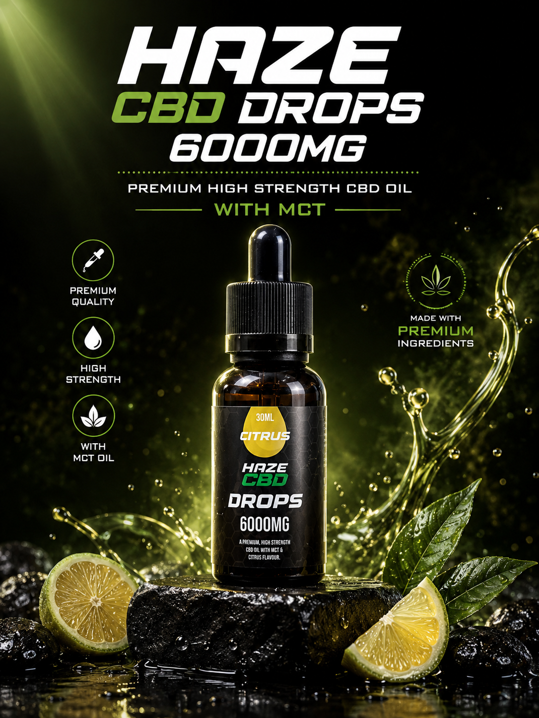 Haze CBD Oral Drops 6000mg